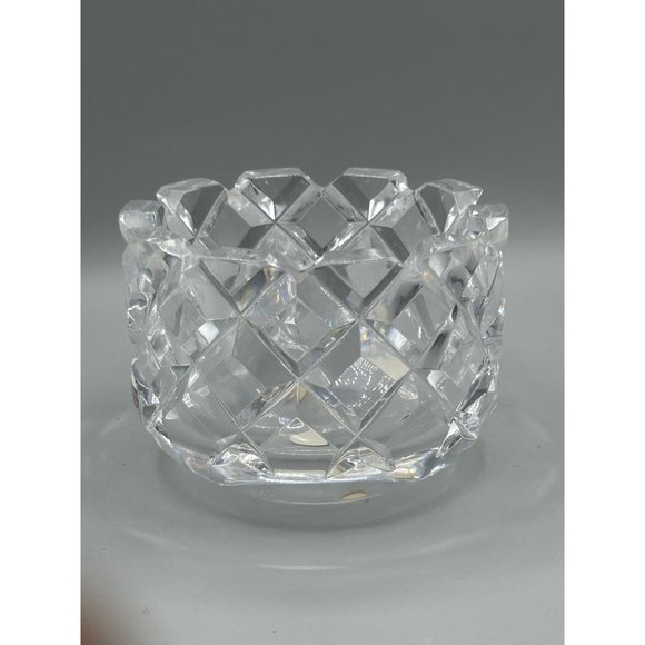 Orrefors Sweden Small Crystal Bowl Dish Scalloped Edges "Sofiero" GUNNAR CYRÉN - Picture 4 of 12